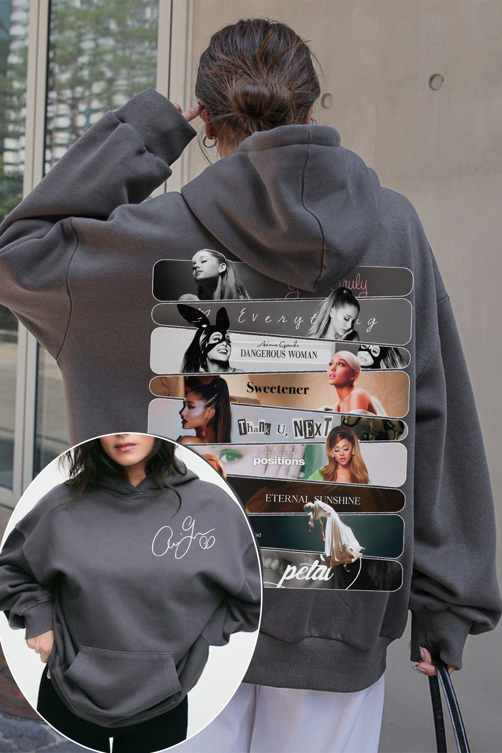 Ariana Grande 2-Sided Printed Hoodie